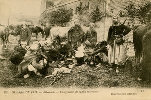 Erster Weltkrieg: Lager der marokkanischen Spahis