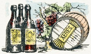 X - Xeres - Kinderunterhaltungsalphabet um 1890 (Lithographie) von Unbekannt