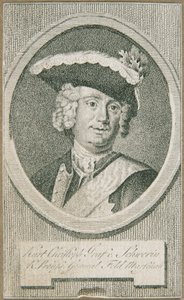 Der preußische Generalfeldmarschall Kurt Christoph Graf von Schwerin von Unbekannter Stecher