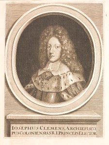 Joseph Clemens Kajetan von Bayern, Erzbischof von Köln von Unbekannter Stecher