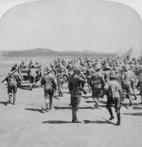 Lageralarm bei Honey Nest Kloof, Südafrika, 1900