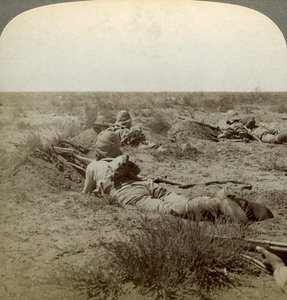 An der Frontlinie mit den Besten der Königin, Modder River, Südafrika, Burenkrieg