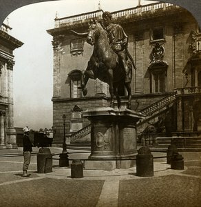 Statue des Kaisers Marcus Aurelius, Rom, Italien