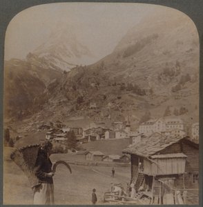 Das Heiligtum der Alpengeister - das charmante Zermatt und das Matterhorn, Schweiz, 1901