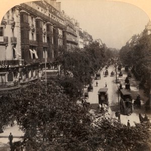 Der große Boulevard, Paris, Frankreich, 1894