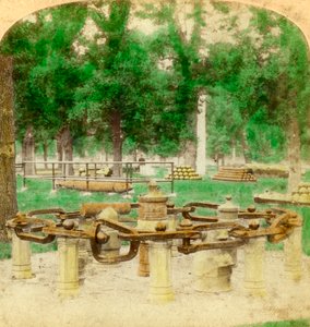 Die Große Kette, Trophy Point, West Point, New York, USA, 1901 von Underwood and Underwood