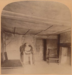 Das Zimmer, in dem Shakespeare geboren wurde, Stratford-on-Avon, England, 1900