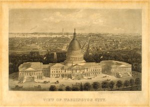 Ansicht von Washington City von Unidentified