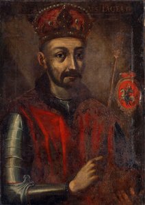 Gemälde, das den Großherzog von Litauen und König von Polen Jogaila darstellt von Unidentified painter label QS