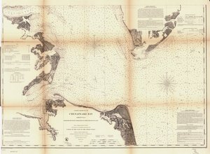 Chesapeake Bay. Blatt 6, vom Mund des York River bis zum Eingang der Bucht
