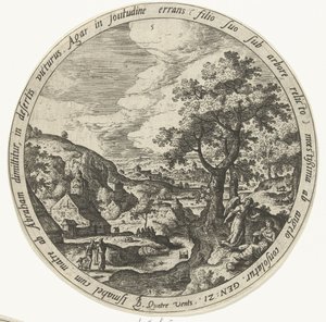 Abraham vertreibt Hagar und Ismael von Unknown