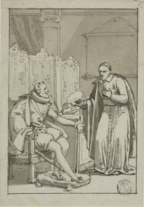 Audienz des Kardinals mit Heinrich IV. von Unknown
