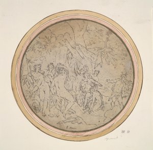 Diana und ihre Nymphen von Actaeon überrascht von Unknown