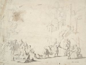 Die Armen füttern von Unknown