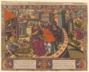 Jeremia zeigt die Macht Gottes durch den von Unknown