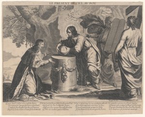 Das Geschenk des Himmels an den König von Unknown