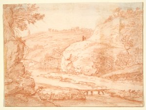 Gebirgslandschaft mit Bach
