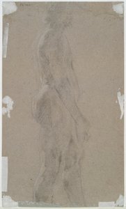 Männlicher Akt (recto); Männliche Figur im Profil (verso)