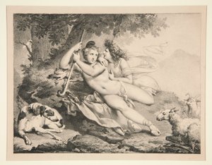 Paris und Oenone von Unknown