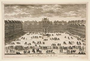 Ansicht des Place Royale in Paris von Unknown