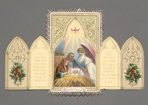 "Frohe Weihnachten", Weihnachtskarte von Unknown artist