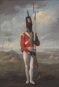Ein Soldat des 8. Westindien-Regiments von Unknown artist