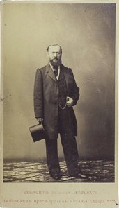 Porträt des Dramatikers Alexander N. Ostrowski (1823-1886) von Unknown artist
