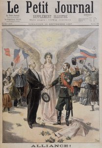 Allianz (zwischen Frankreich und Russland) - Titelblatt „Le Petit Journal“ vom 12. September von Unknown artist
