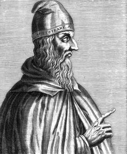 Aristoteles (384-322 v. Chr.), griechischer Philosoph, französische Gravur