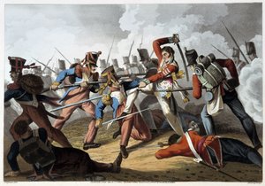 Schlacht der Pyrenäen - in Historische, Militärische und Marine-Anekdoten... von Edward Orne von Unknown artist