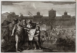 Bibel von Royaumont, Altes Testament: König Kyros. Kyros II. der Große, König von Persien und später von Babylon, erfuhr, dass es von den Propheten vorhergesagt worden war, dass er es sein würde, der den Tempel von Jerusalem wieder aufbauen würde, und gibt