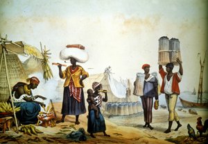 Brasilien, Straßenverkäufer von Kohle und Erz