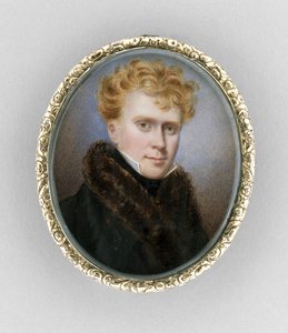 Brosche mit Porträt eines Mannes von Unknown artist