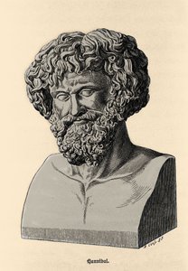 Büste von Hannibal oder Annibal Barca (247 v. Chr. - 183 v. Chr.), karthagischer General und Staatsmann. von Unknown artist