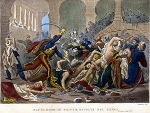 Ägyptenfeldzug (1798-1801), Napoleon in Ägypten: Kairoer Aufstand von Unknown artist