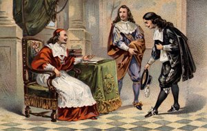 Kardinal Jules Mazarin empfängt Jean-Baptiste Colbert