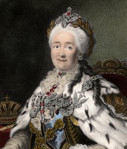 Katharina II. die Große (1729-1796) (Stich - 19. Jahrhundert) von Unknown artist