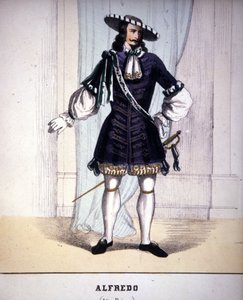 Charakter von Alfredo Germont in „La Traviata“ von Giuseppe Verdi.