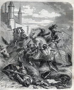 Karl III., bekannt als Karl von Duras (Durazzo), König von Neapel, betrat Neapel mit Hilfe des Volkes am 16. Juli von Unknown artist