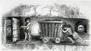 Kinderarbeit in den Kohleminen in England