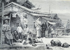 Chinesisches Fischerdorf in Kalifornien