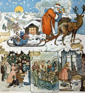 Weihnachtsbräuche in verschiedenen Ländern: Russland, Deutschland, Italien und Südamerika. 1892