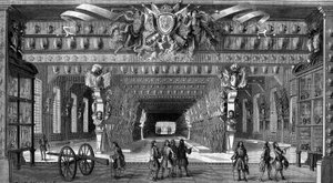 Sammlung antiker Waffen in der Bastille unter Ludwig XIV. (1643 bis 1715)