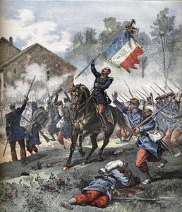 Oberst de Malleville starb in der Schlacht von Solferino am 24. Juni 1859 von Unknown artist