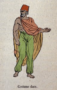Kostüm eines Mannes aus Dakien von Unknown artist