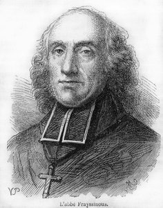 Graf Denis de Frayssinous (1765-1841), französischer Prälat, Bischof von Hermopolis, Minister für kirchliche Angelegenheiten und öffentliche Unterweisung. Gravur von 1844