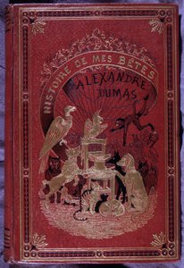 Titelblatt des Buches „Histoire de mes bêtes“ von Alexandre Dumas Vater von Unknown artist
