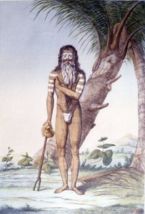 Kultur, Zivilisation und indische Gesellschaft: Porträt eines Fakirs (Faquir), Indien von Unknown artist