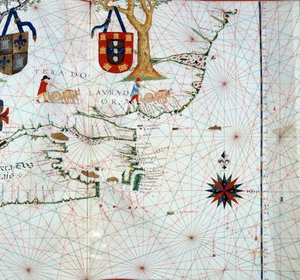 Detail einer Karte von Labrador (Markland), Ostkanada von Unknown artist