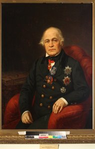 Porträt von Graf Dmitry Nikolayevich Bludov (Mitte des 19. Jahrhunderts) von Unknown artist